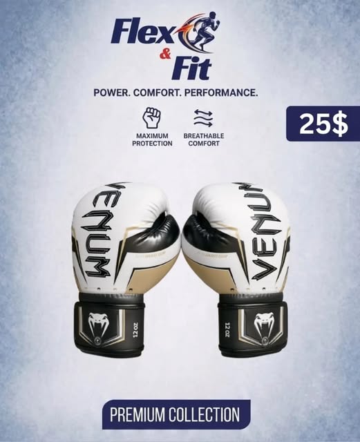 Boxing gloves · White & gold